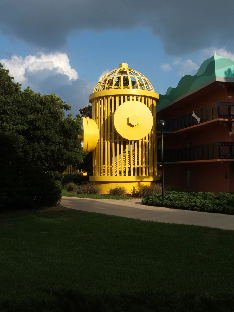Chapéu gigante do Mickey Feiticeiro no resort