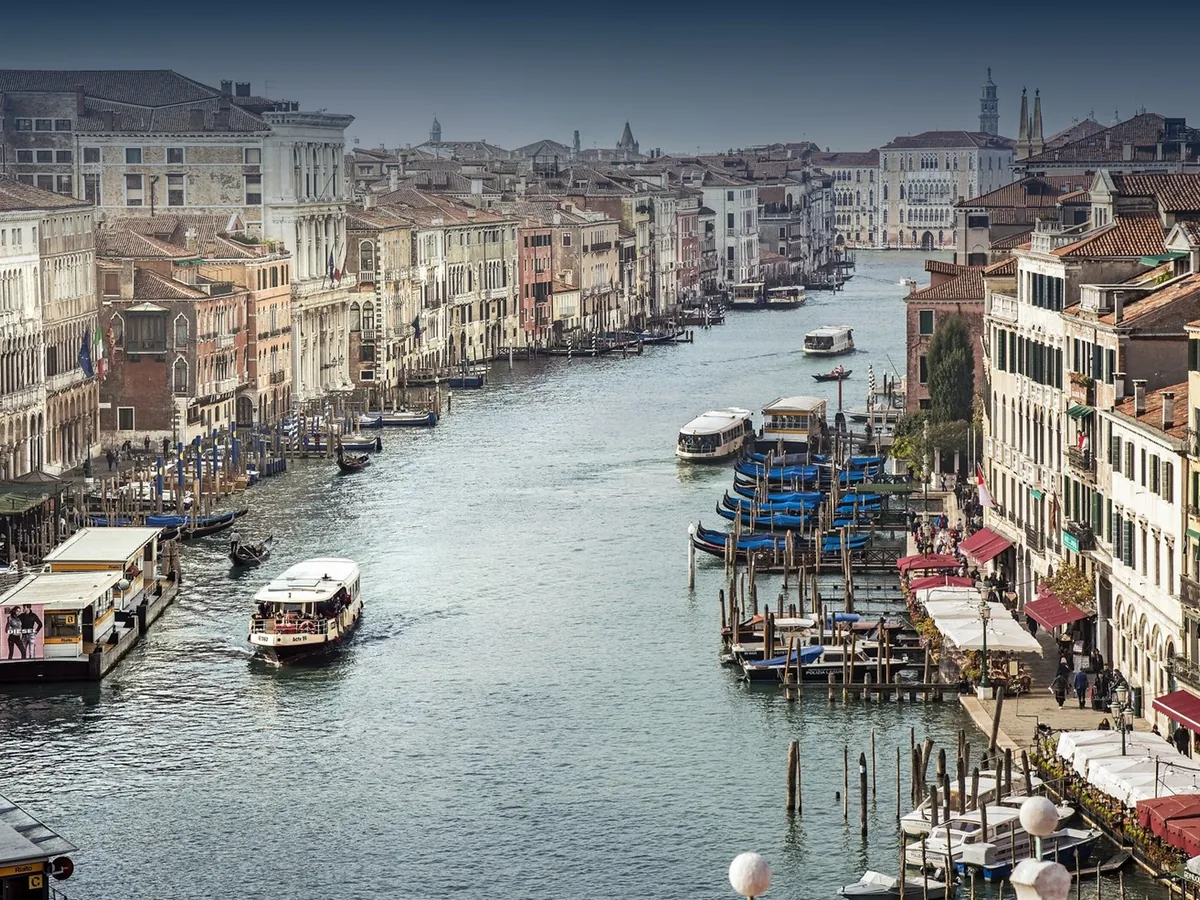 Veneza ao entardecer